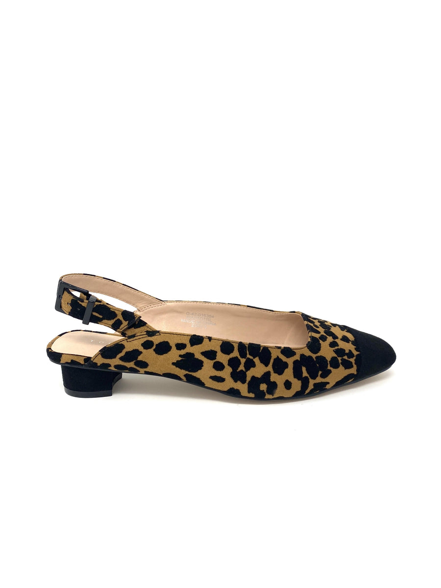 Leopard print block heels topshop best sale