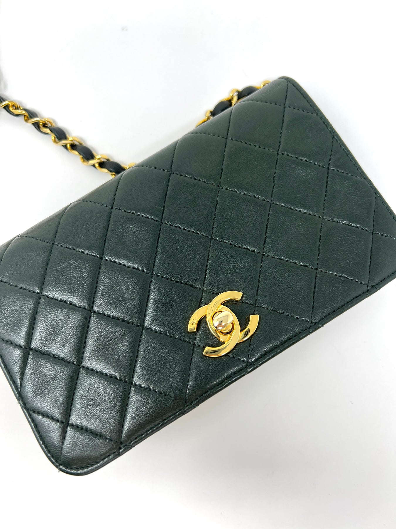 Chanel Green Quilted Lambskin Coco Vintage Flap Bag, 2017 at 1stDibs   chanel coco vintage flap bag, vintage green chanel bag, vintage coco chanel  bag