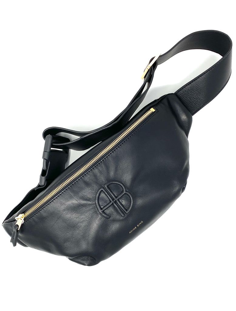 NWT Anine Bing Mayfair Leather Bag Black RRP 1100$
