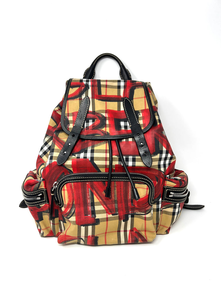 Burberry hotsell graffiti backpack