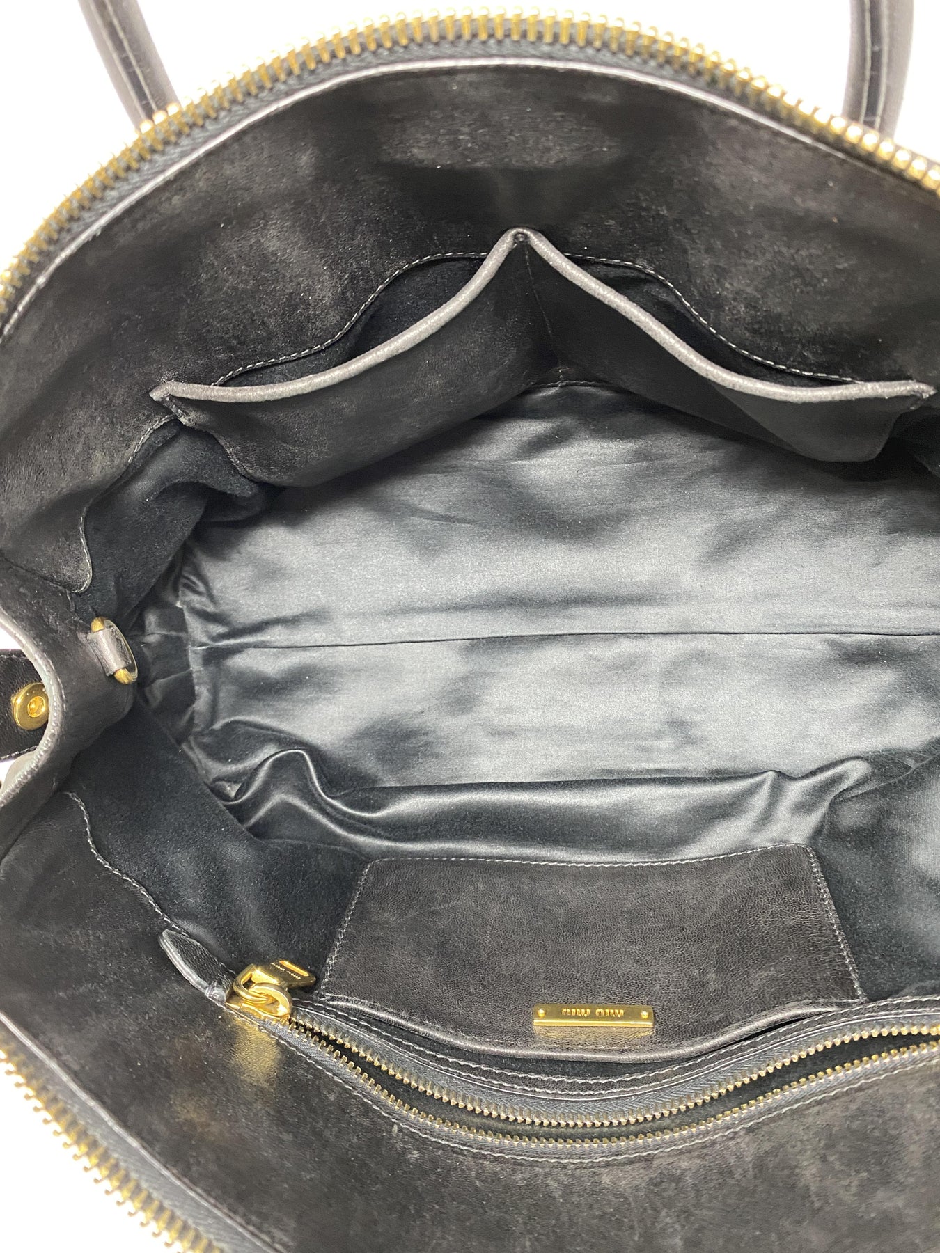 Miu Miu Matelassé Tote Bag Black Nappa Leather – Luxe Collective