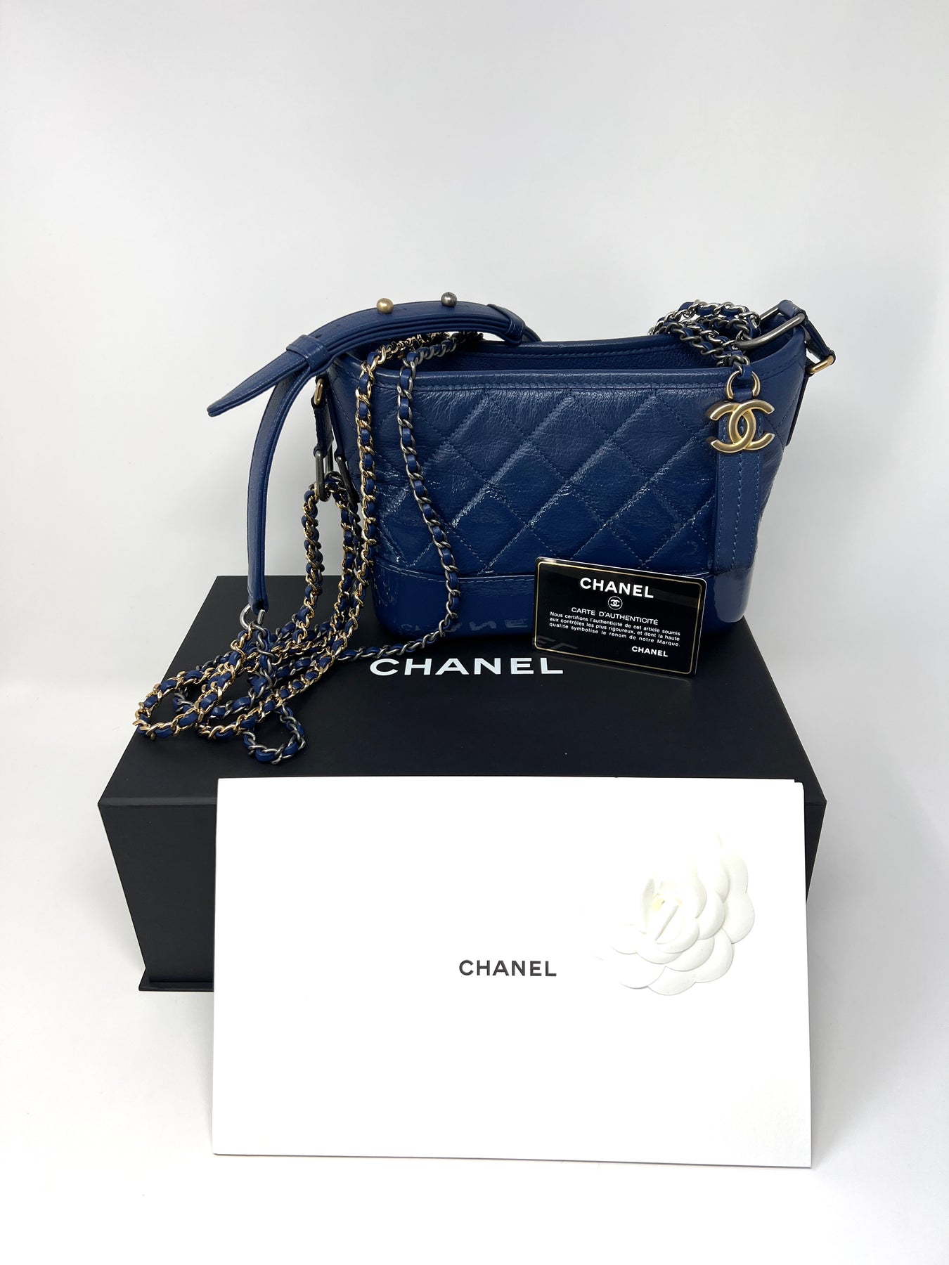 SASOM  Chanel Gabrielle Hobo Bag Aged Smooth Calfskin